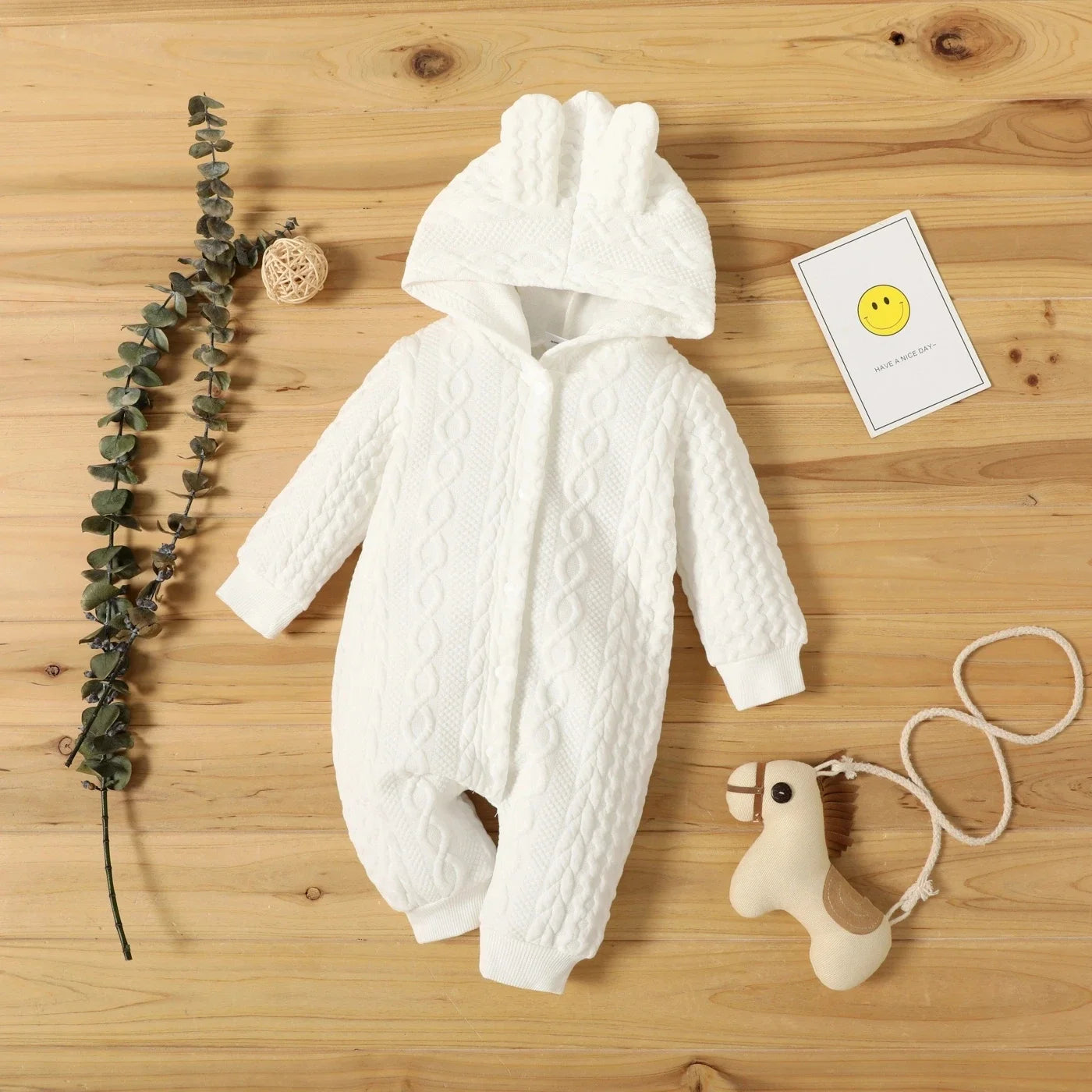 Baby Hooded Rompers