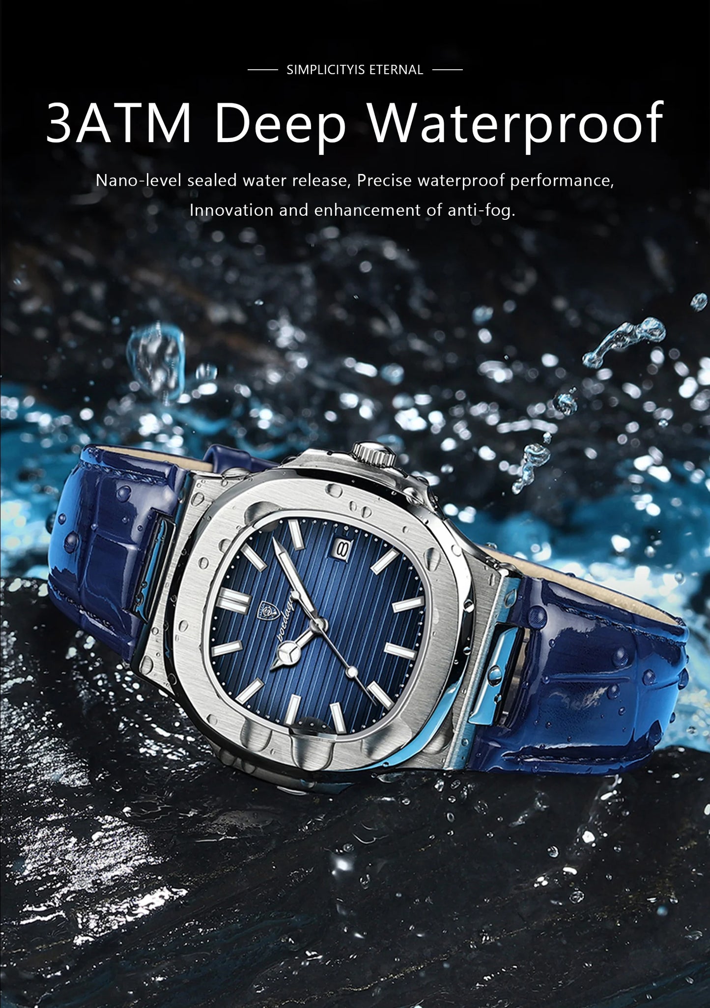 POEDAGAR Luxury Men's Wristwatch