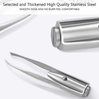Tweezers With Built-In LED Light