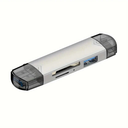 6-in-1 USB 3.0 Flash Drive and Card Reader