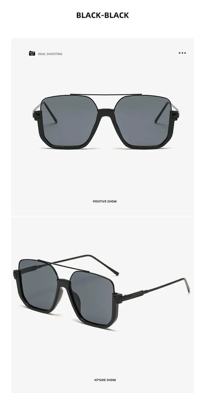 Trendy Polygonal Punk Sunglasses