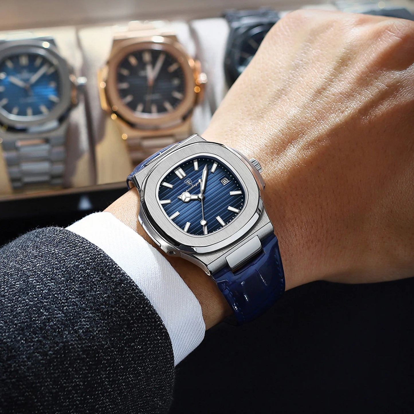 POEDAGAR Luxury Men's Wristwatch