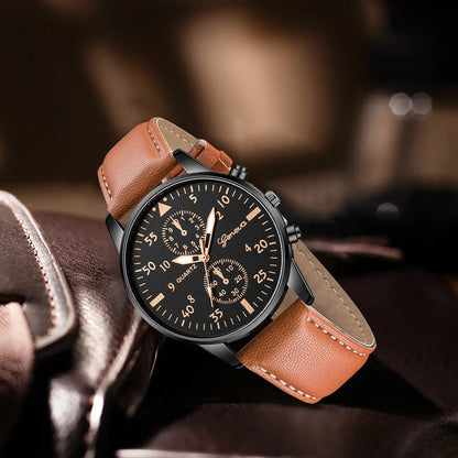 Luxury Men's Watch - Pack of 3