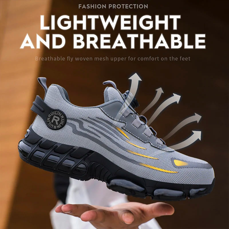 Indestructible Steel Toe Protective Safety Shoes