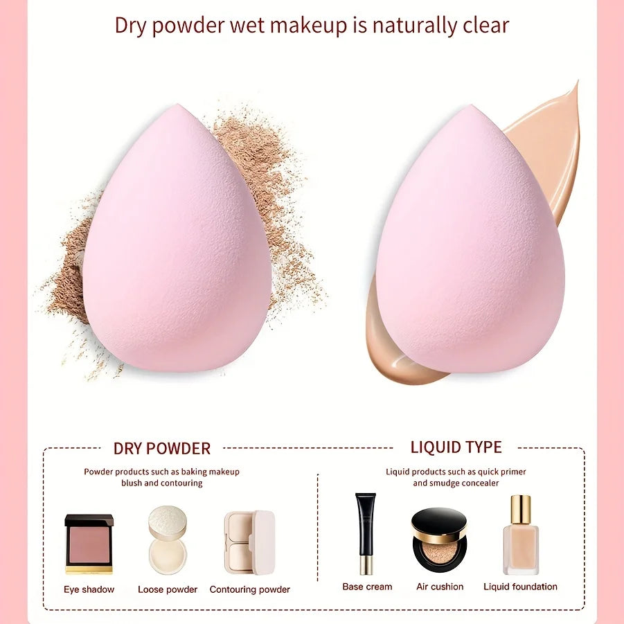 4-Piece Cosmetic Foundation Sponge Set