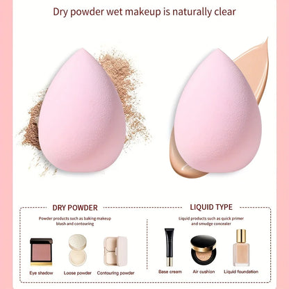 4-Piece Cosmetic Foundation Sponge Set