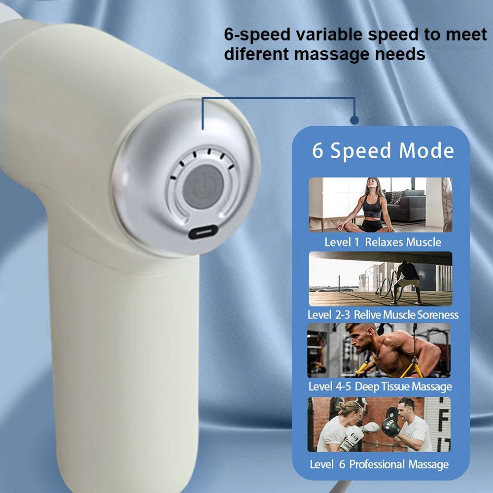 Stylish Portable Deep Tissue Massage Gun