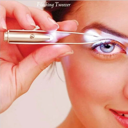 Tweezers With Built-In LED Light