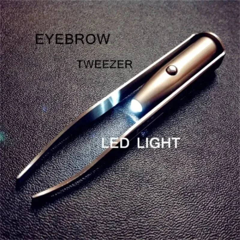 Tweezers With Built-In LED Light