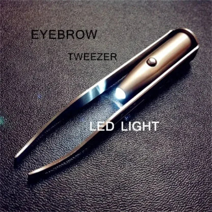 Tweezers With Built-In LED Light