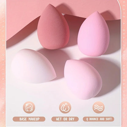 4-Piece Cosmetic Foundation Sponge Set
