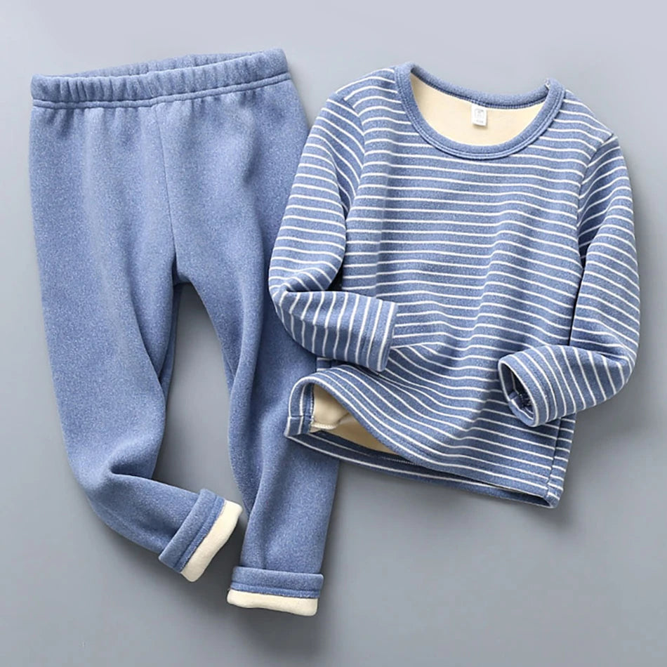 Children's Striped Pajama Sets