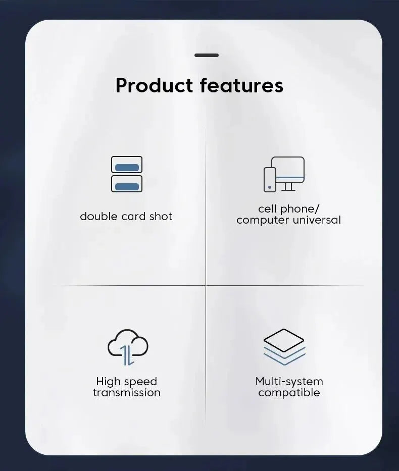 6-in-1 USB 3.0 Flash Drive and Card Reader