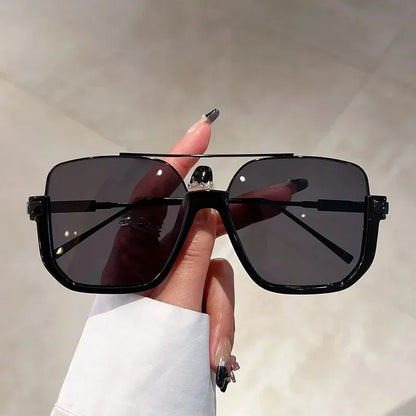 Trendy Polygonal Punk Sunglasses