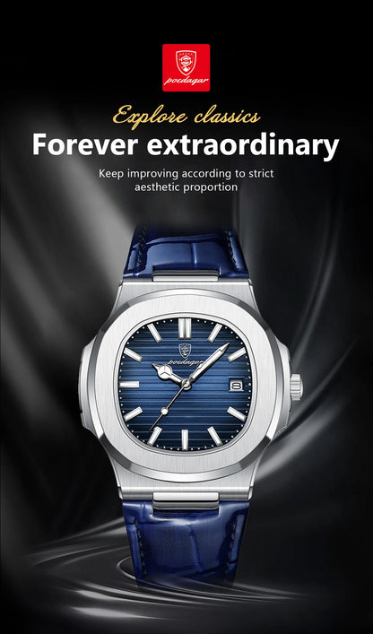 POEDAGAR Luxury Men's Wristwatch