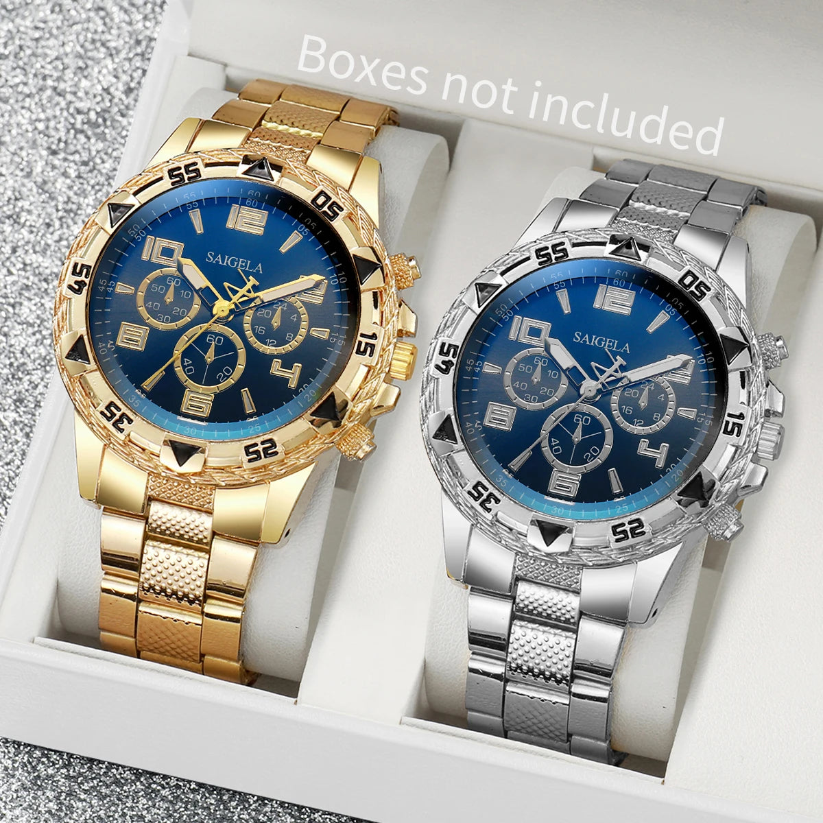 Luxury Men's Watch Set - 2-Piece
