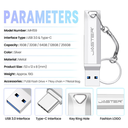 3.0 USB and Type-C Flash Drive