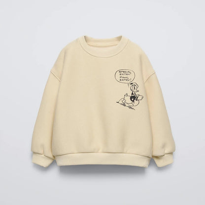 Girl's Sweaters - Minnie Mouse Print