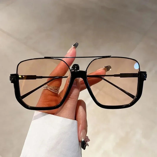 Trendy Polygonal Punk Sunglasses