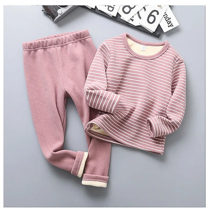 Children's Striped Pajama Sets
