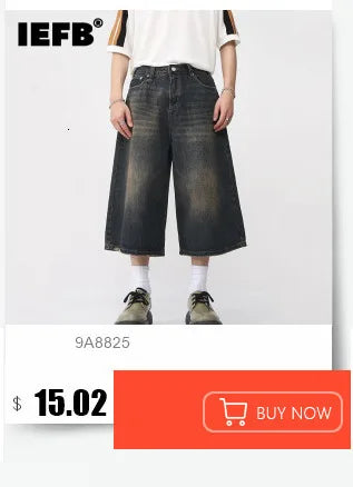 IEFB Summer Men's Denim Pants