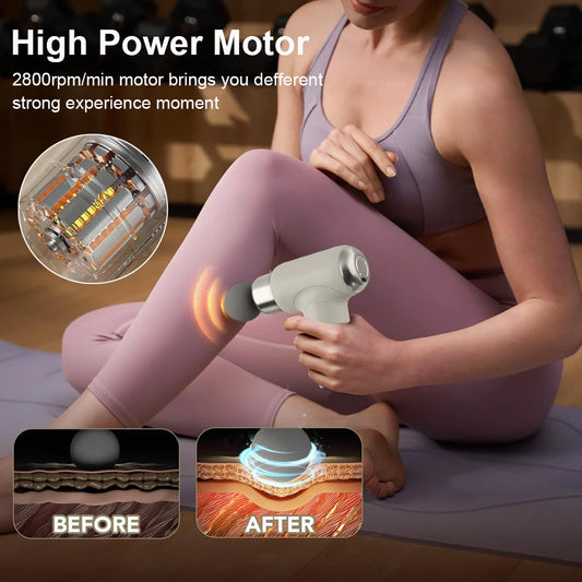 Stylish Portable Deep Tissue Massage Gun