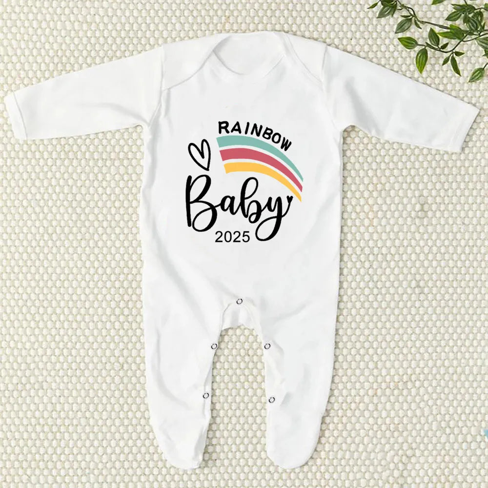 Baby Announcement Baby Sleepsuit