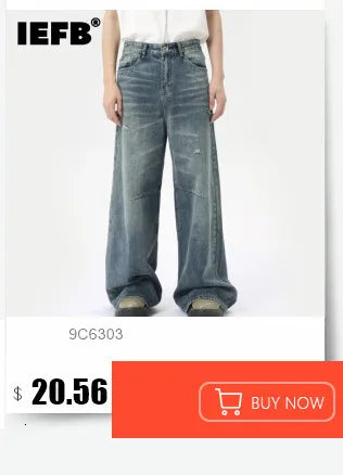 IEFB Summer Men's Denim Pants